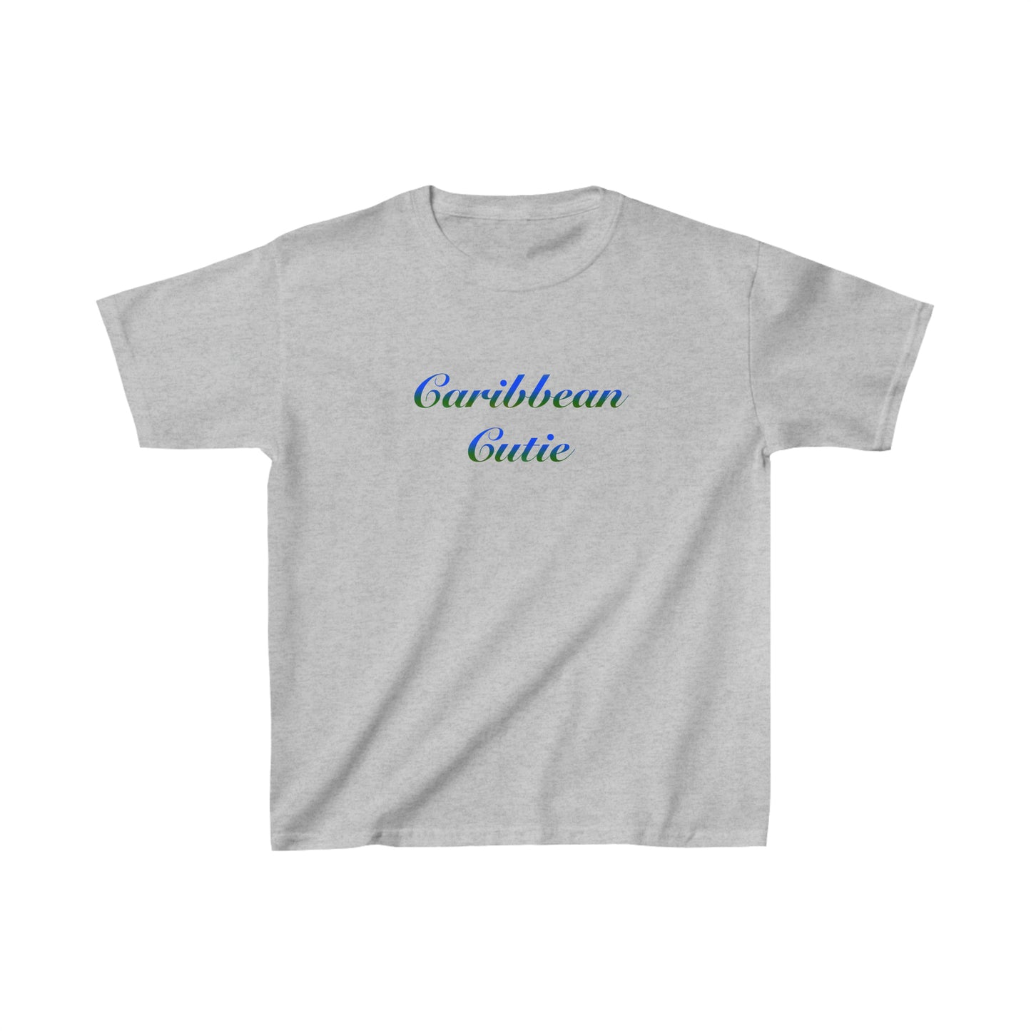 Caribbean Cutie | Blue and Green |Childrens Tee