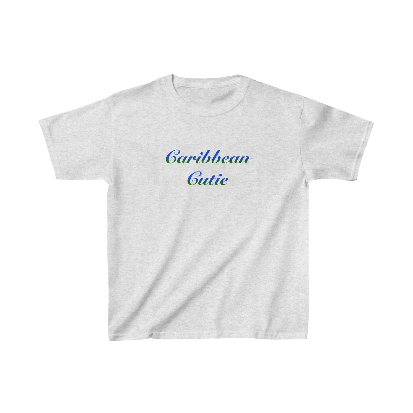 Caribbean Cutie | Blue and Green |Childrens Tee