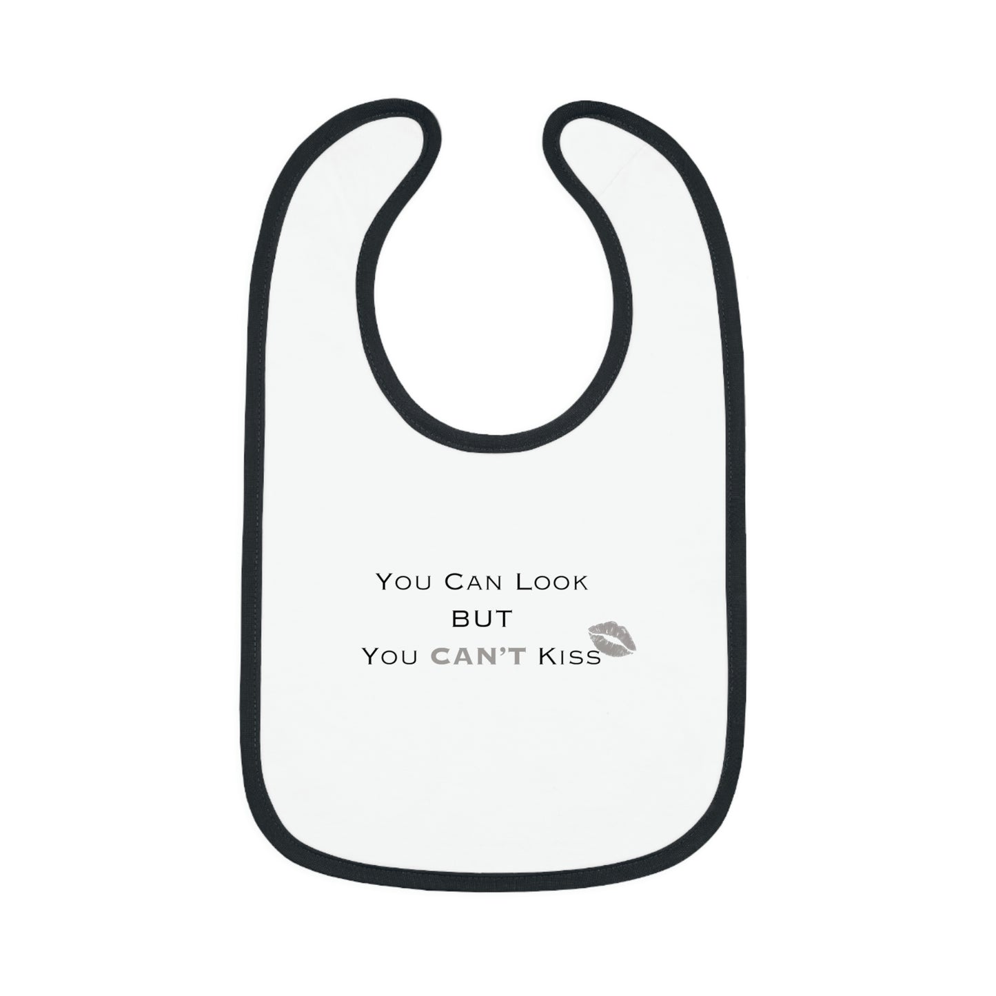 No Kissing Baby Bib