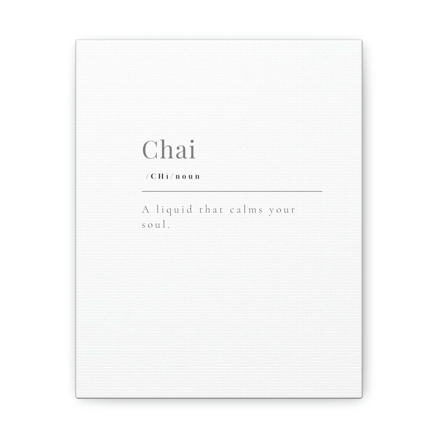 Chai Canvas