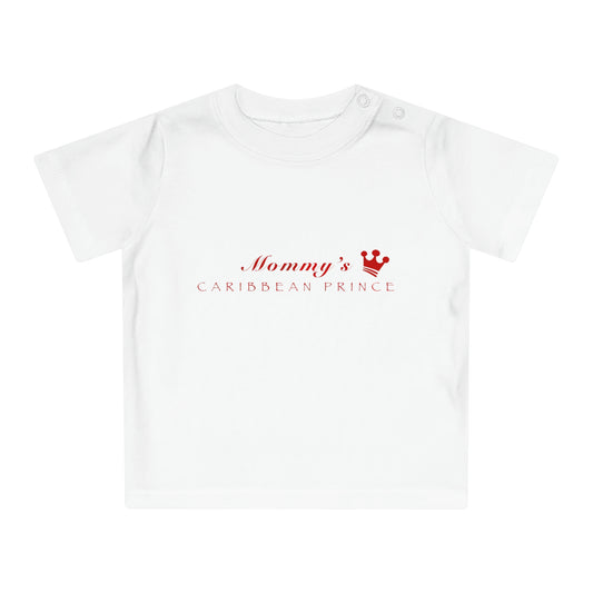 Mommy's Caribbean Prince | Red Design | Baby T-Shirt