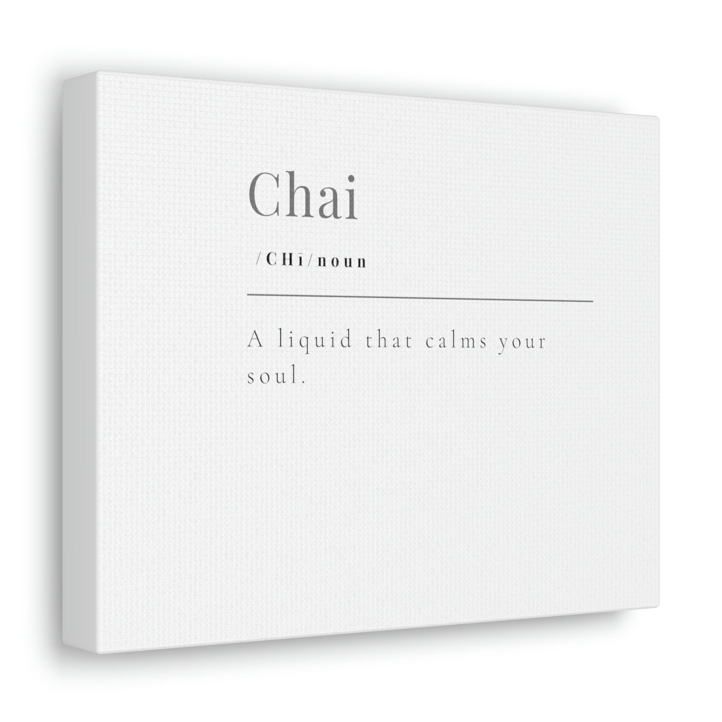 Chai Canvas