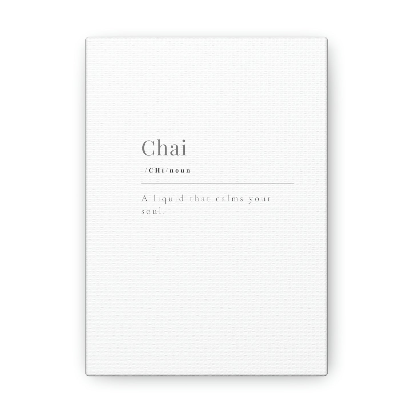 Chai Canvas