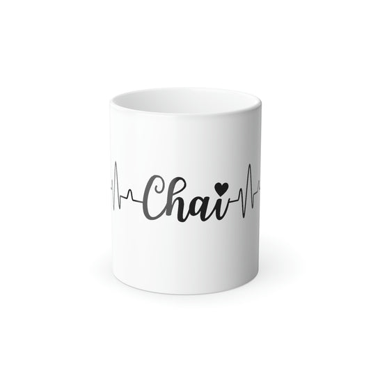 Chai Heartbeat | Color Morphing Mug