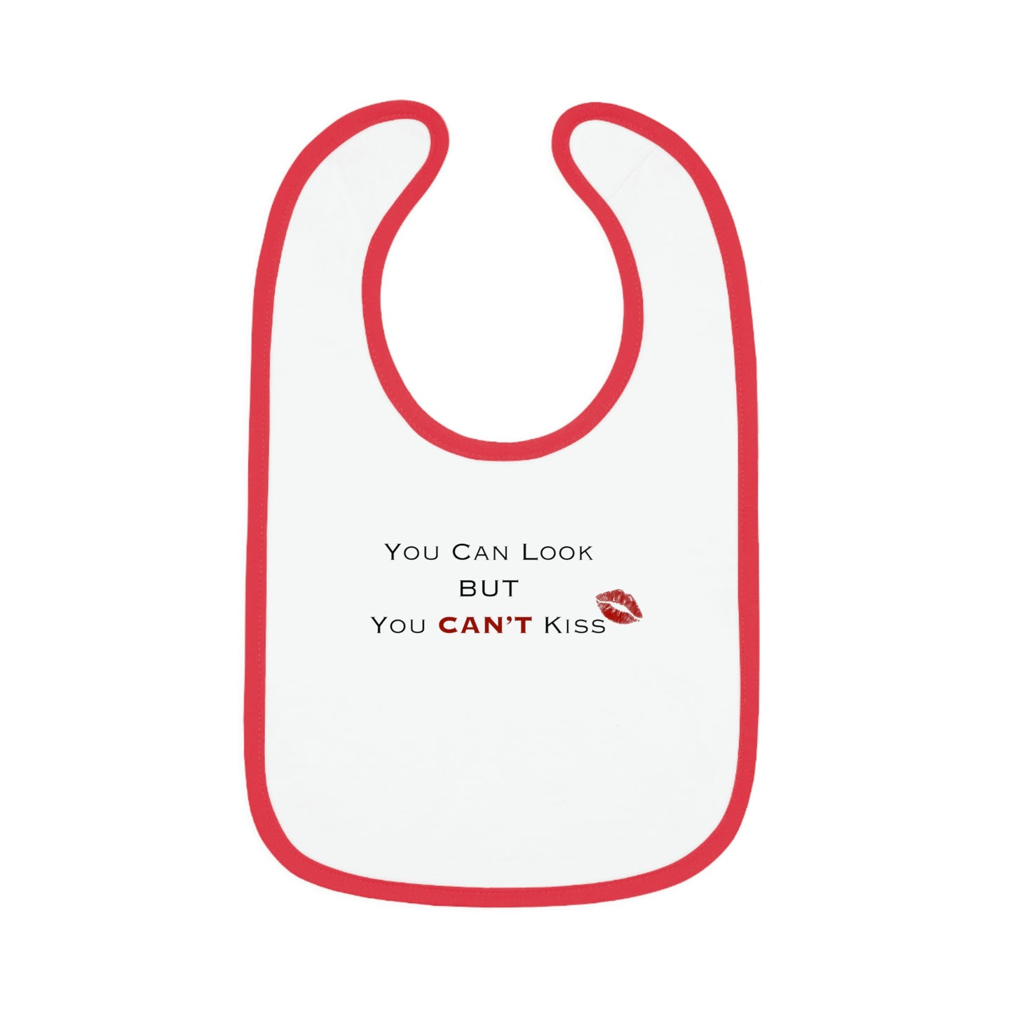 No Kissing Baby Bib